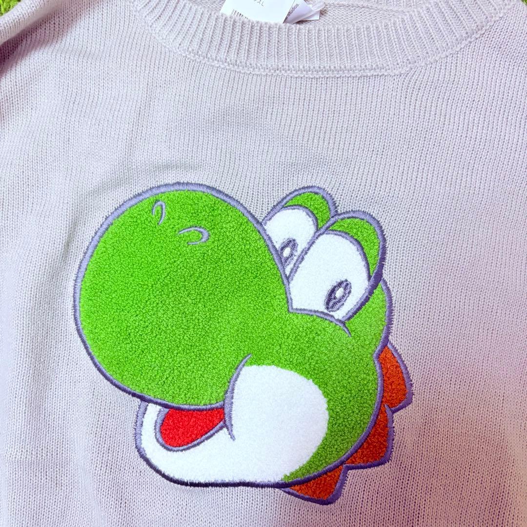 ユニバ　USJ スーパーマリオ　ヨッシー　ニック　セーター　L