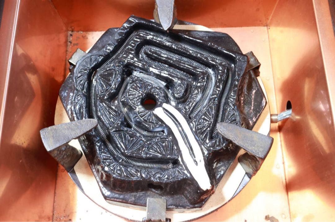 置炉　 野々田式　 電熱式　 茶道具　置き炉