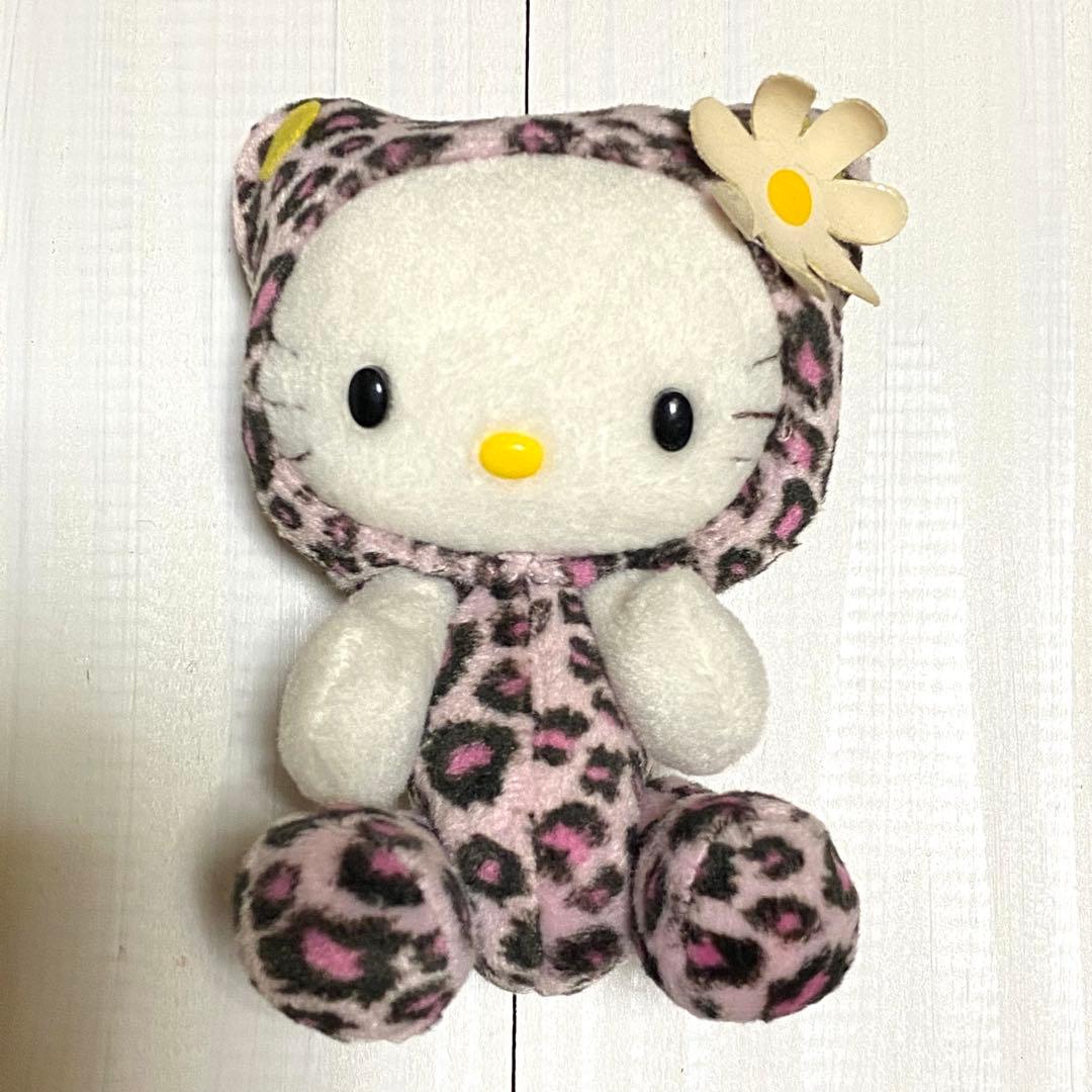 ハローキティ ヒョウ　豹　ピンクパンサー　ぬいぐるみ　キティ　サンリオ　激レア