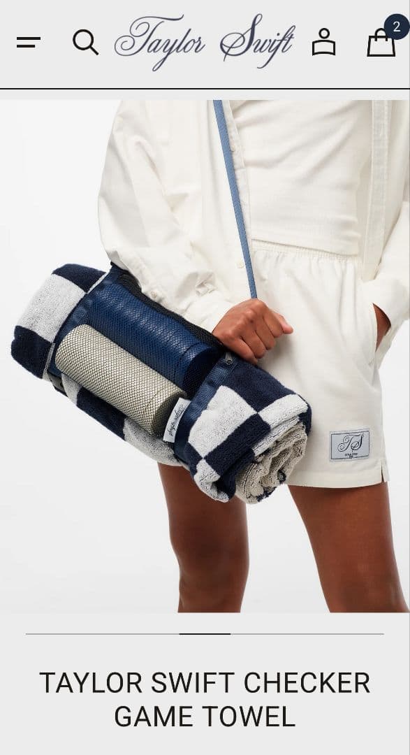 ミュージシャン Taylor Swift Checkerboard Towel Game Set