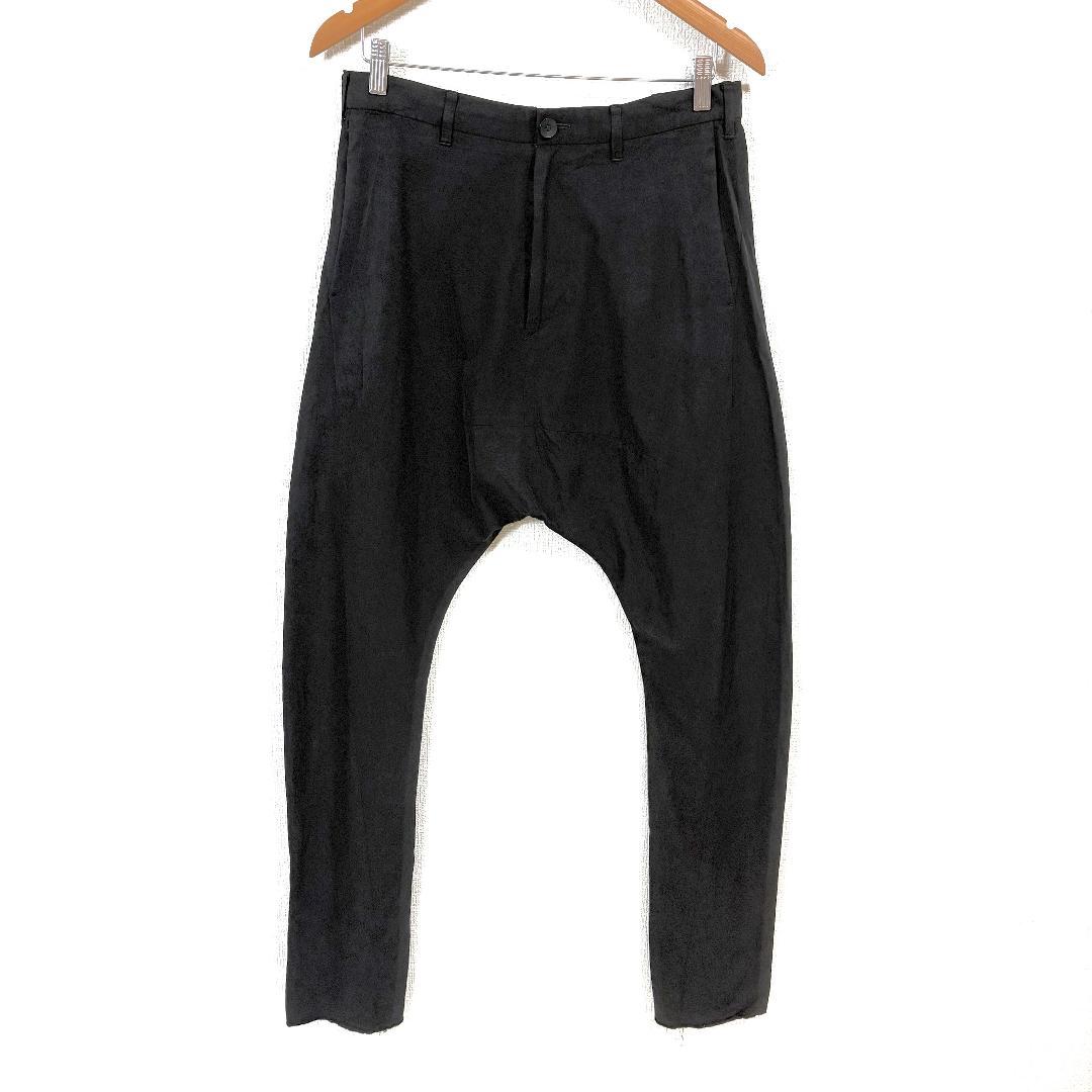 【美品】 JULIUS×ISETAN サルエルパンツ 2 ブラック 伊勢丹限定