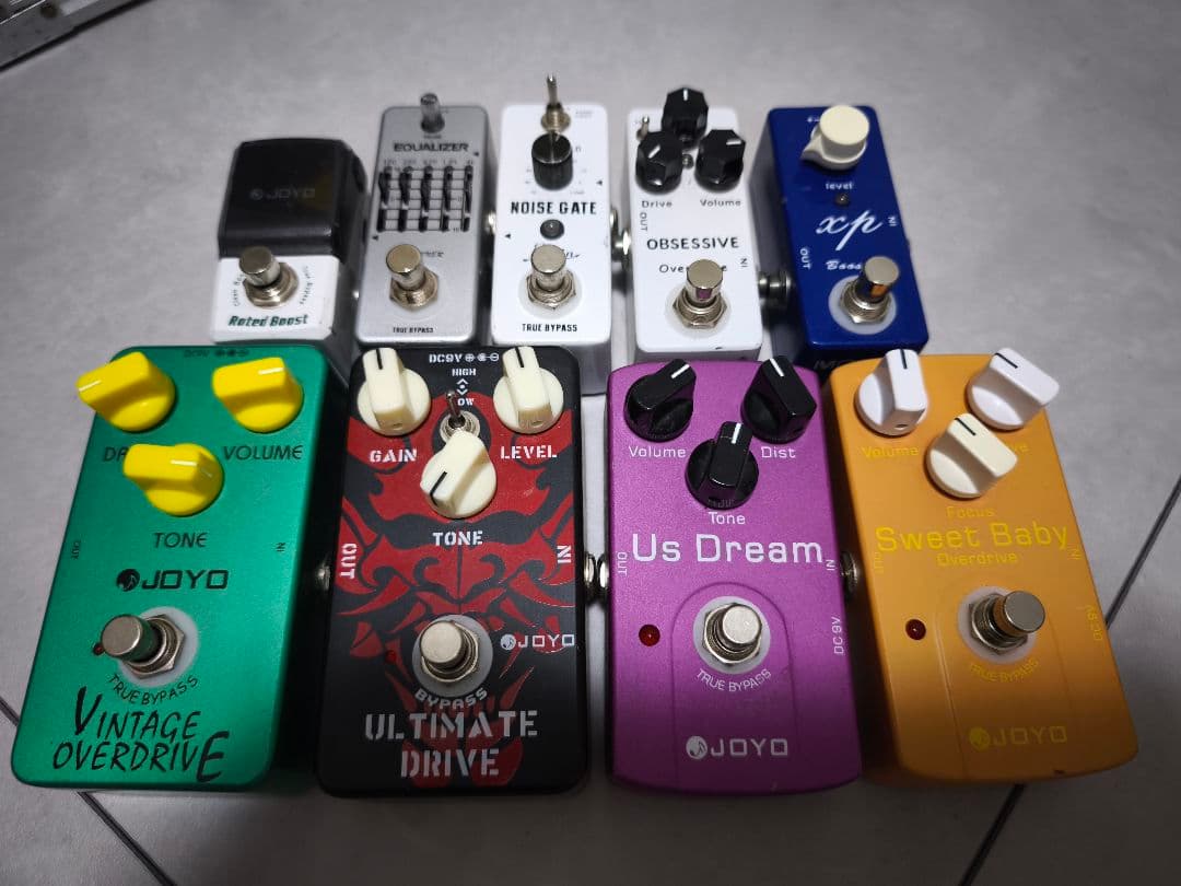 joyoなどの中華エフェクターセット【歪み系】