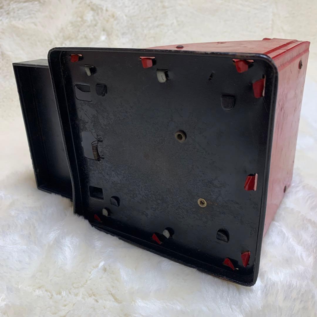 ナショナル レトロレジスター 赤色 ジャンク レトロ雑貨 レトロおもちゃ