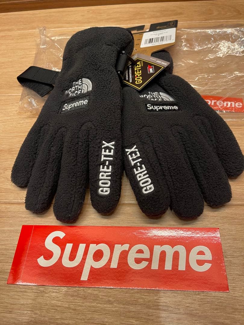Supreme ✖️north face GORE-TEX フリース手袋　M