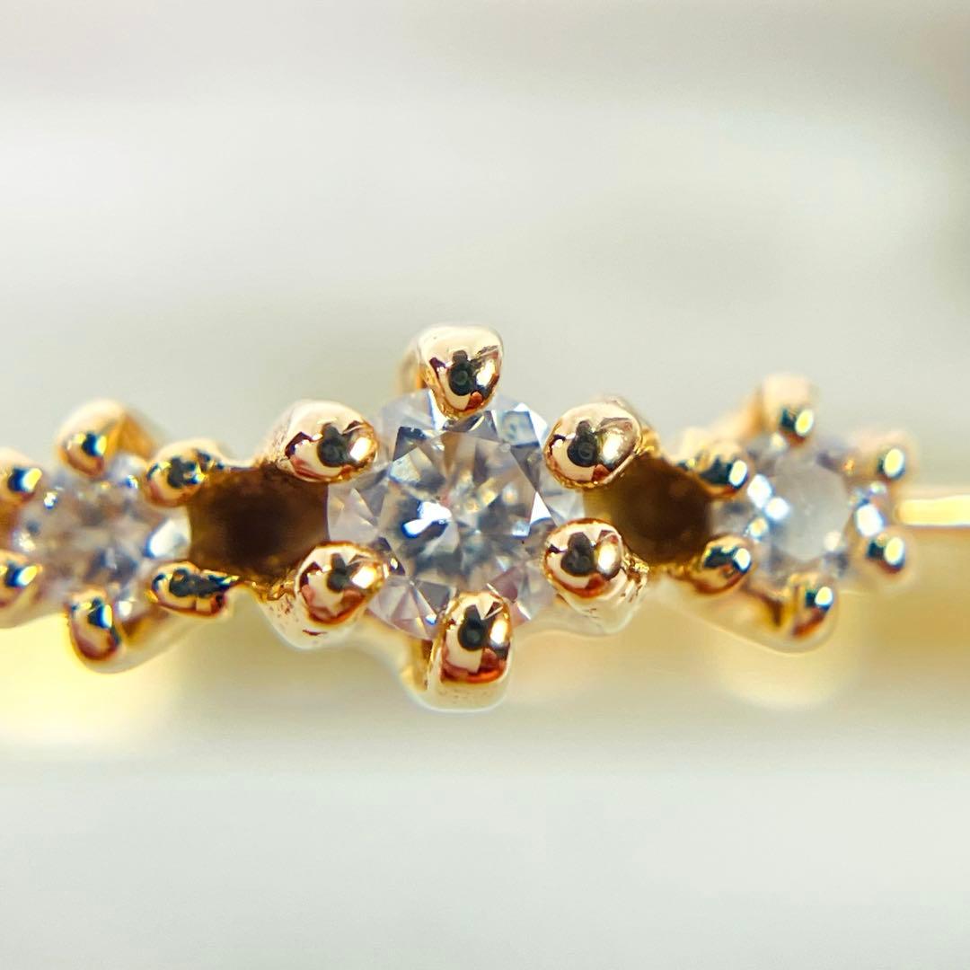 Vendome ヴァンドーム K10YG 天然ダイヤモンド リング