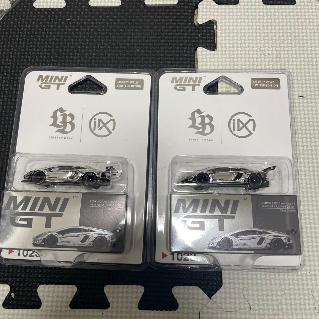 Mini gt Lamborghini Crome IMX 2台