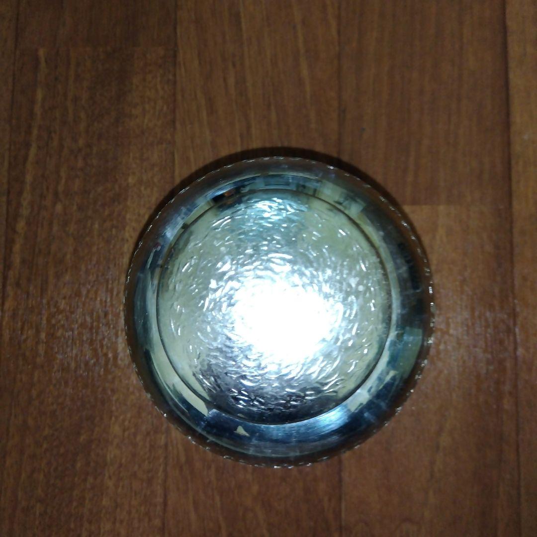 万葉銀 栄純堂 英純堂 茶筒 茶壺 銀色 シルバーカラー 茶道具 茶器 304g