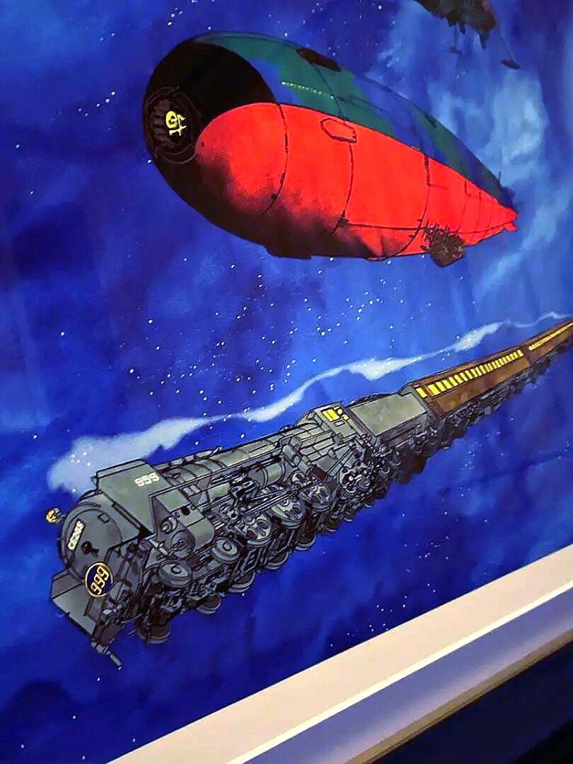 松本零士　銀河鉄道999〜星の海の旅人〜　シルクスクリーン版画　直筆サイン