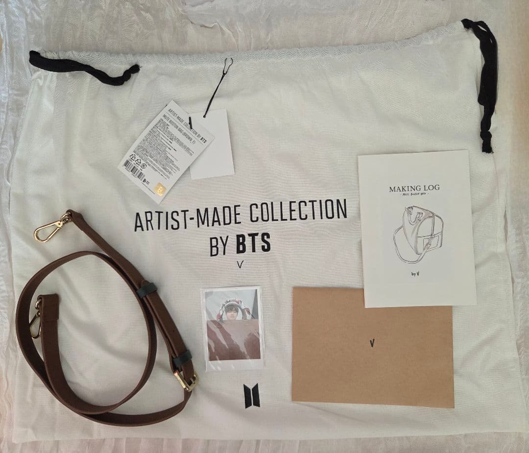 BTS V ミュートボストンバッグ アーティストメイド