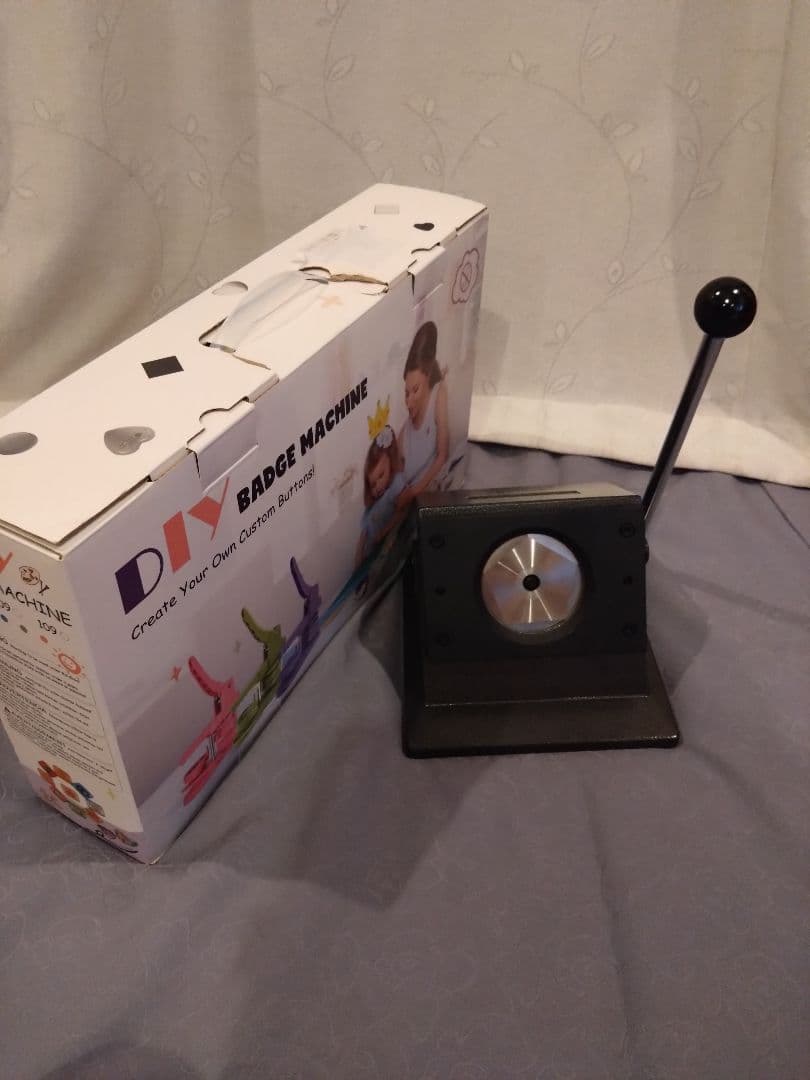 缶バッジマシーン　&　スタンドカッター　両方とも58mm