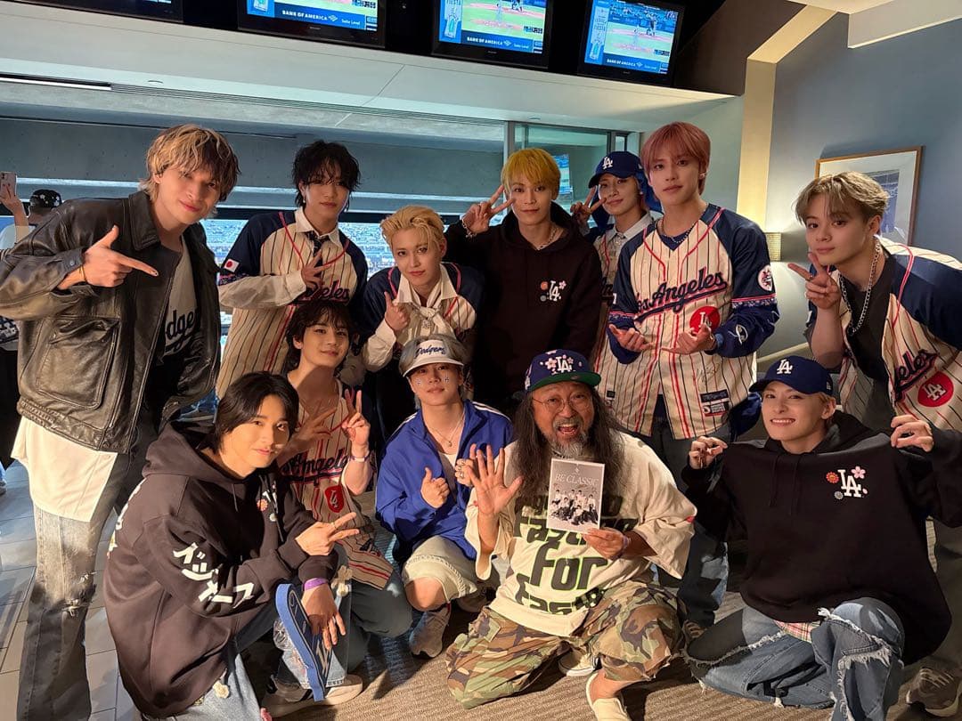 USA限定 村上隆 ドジャース MLB Tシャツ Lサイズ ブラック 大谷翔平