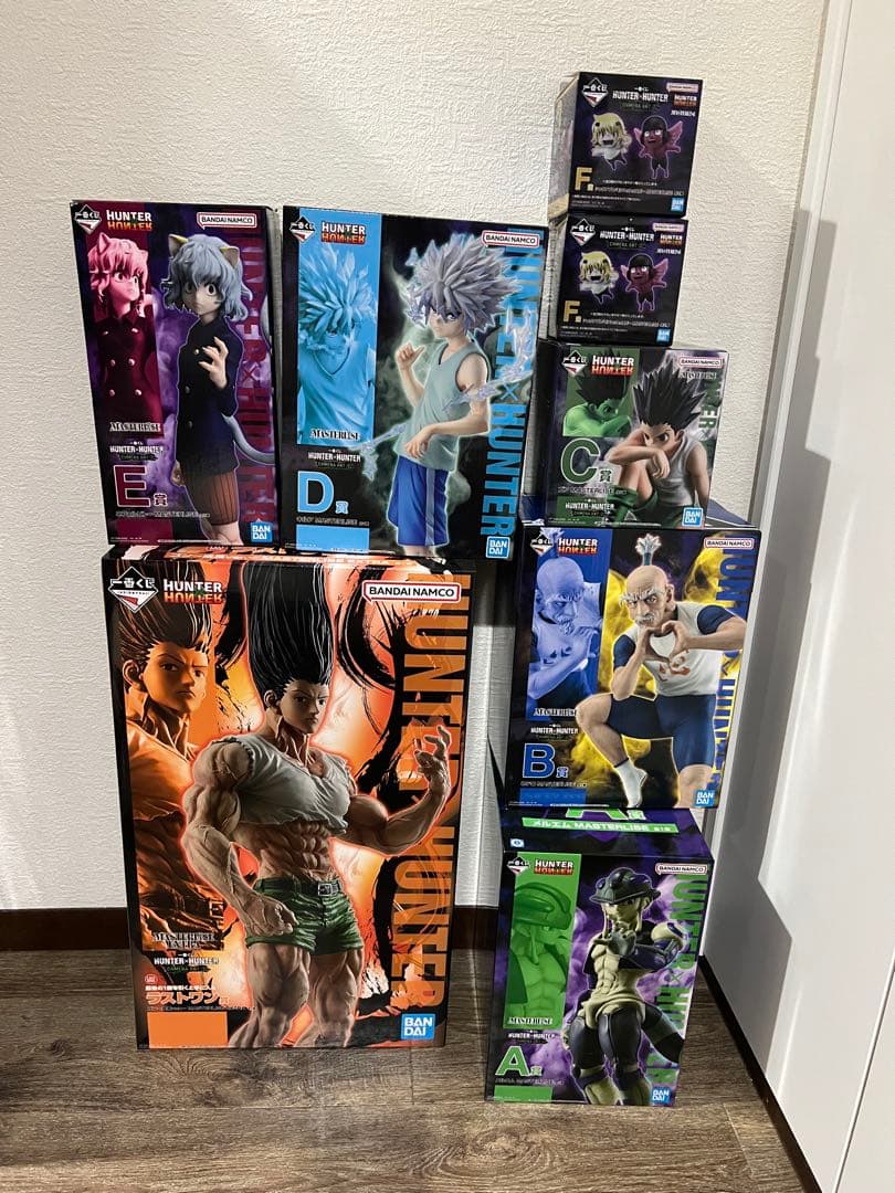 関西得！HUNTER×HUNTER 一番くじA〜F+ラストワンセット（下位賞付)
