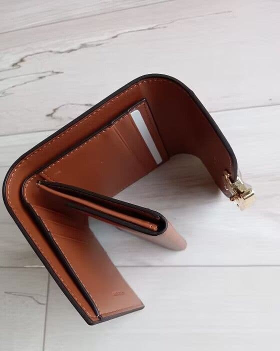 san☀️ ブラウン 三つ折り財布