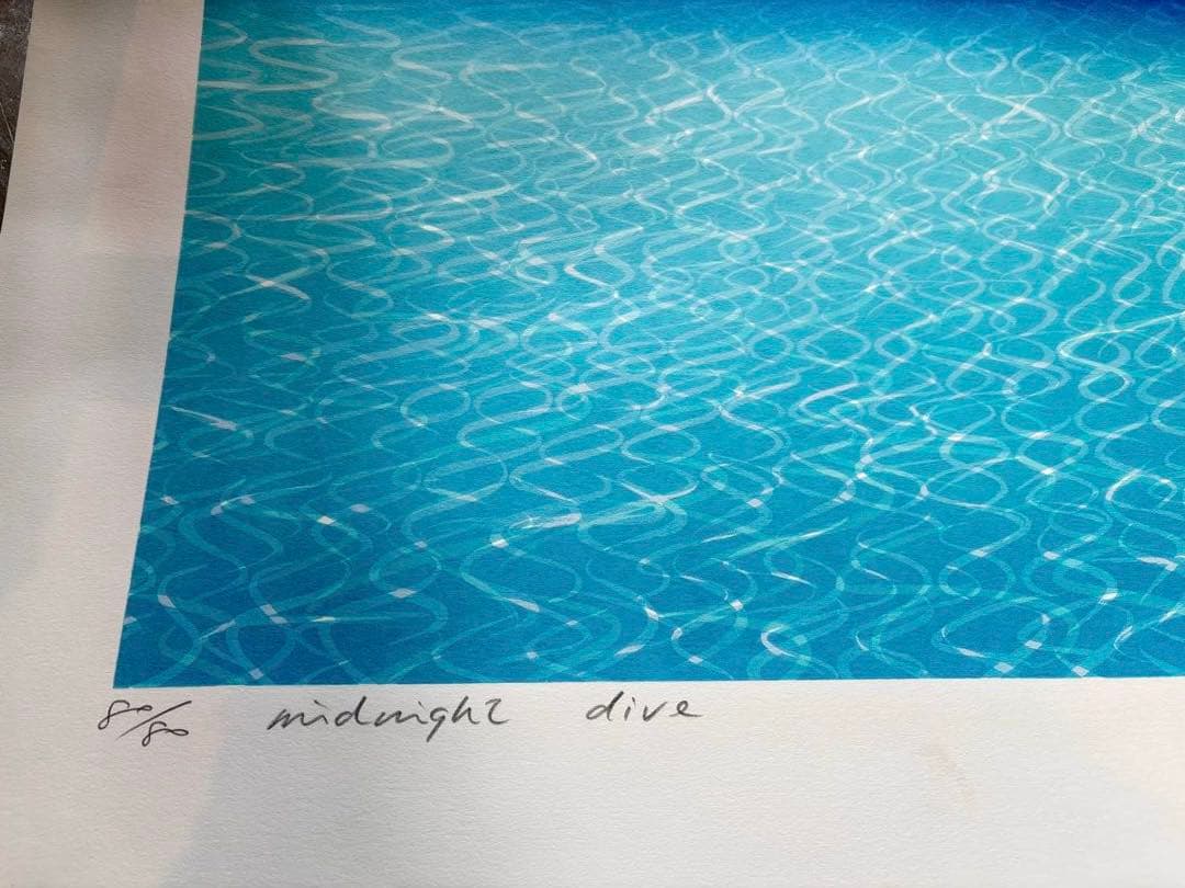 笠井正博先生　シルクスクリーン