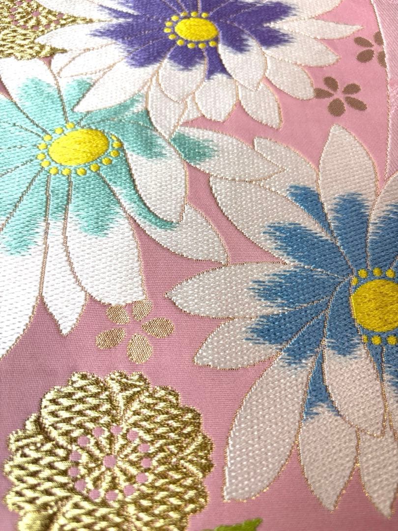 【正絹本振袖 7点セット】人気オトナカラー 身丈163 中古品