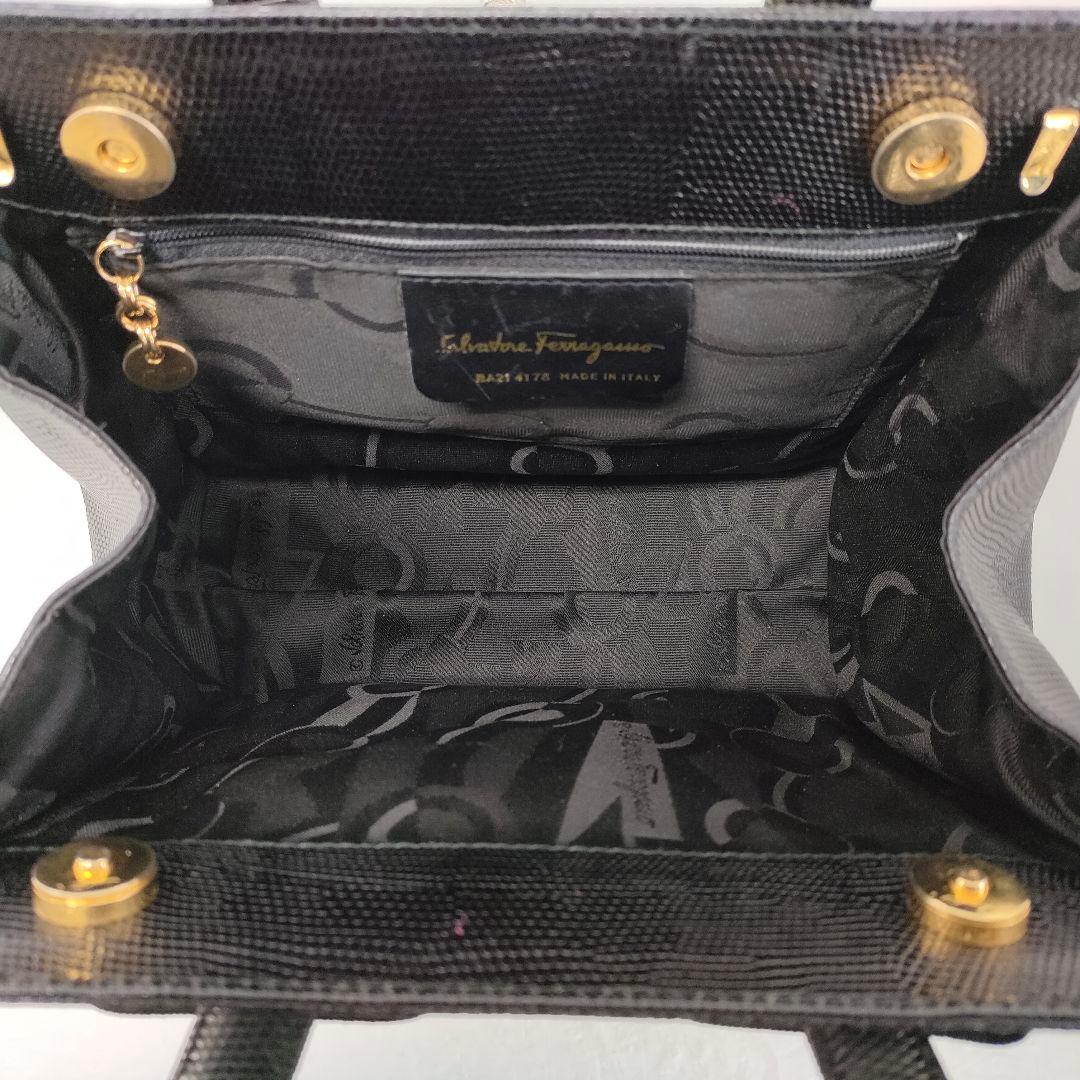 AQE03 サルヴァトーレフェラガモ 美品 ヴァラリボン ハンドバッグ