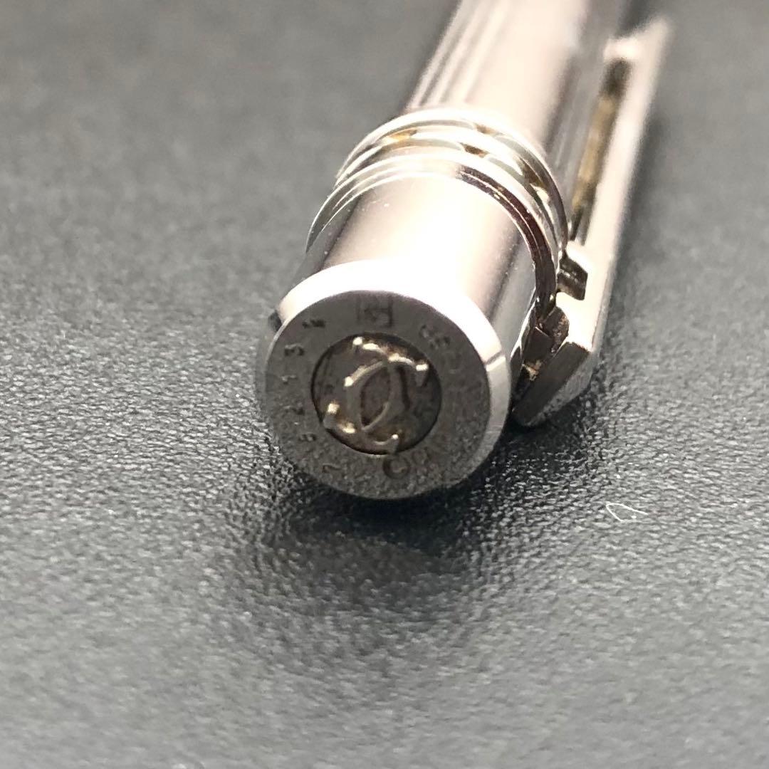 R カルティエ　must de Cartier シルバー ボールペン