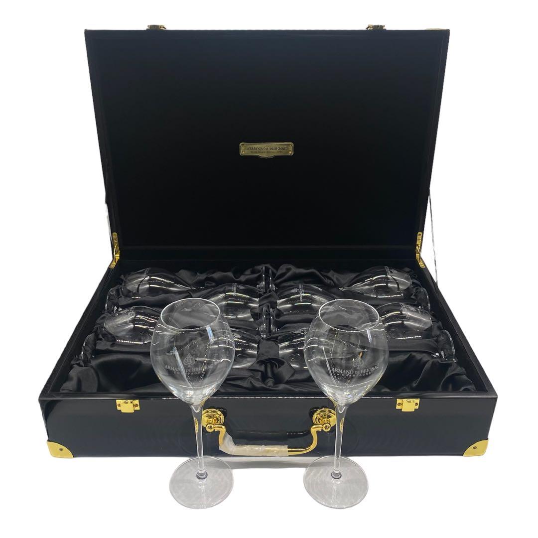 【非売品】アルマンド シャンパングラス アタッシュケース ※グラス6脚付