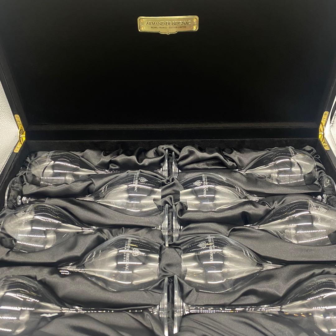 【非売品】アルマンド シャンパングラス アタッシュケース ※グラス6脚付