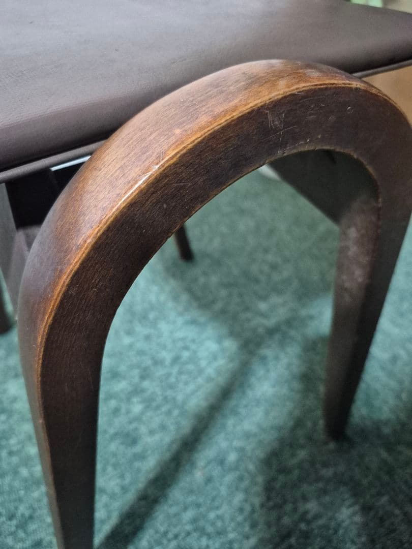 秋田木工　剣持スツール　3脚セット