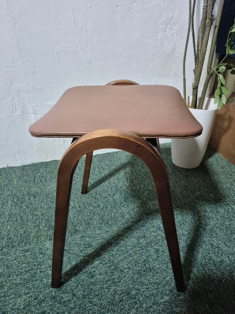 秋田木工　剣持スツール　3脚セット