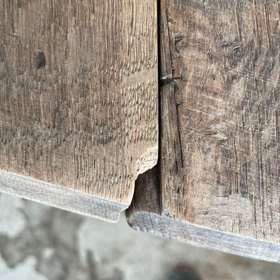 ビンテージ　ゲートレッグテーブル ドロップリーフテーブル 剥離