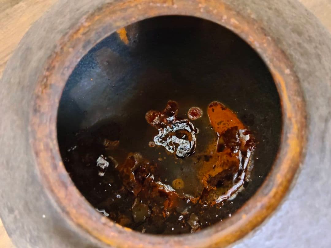 ★南部釜師 及川鉄作 雲龍紋平丸形鉄瓶 茶道具