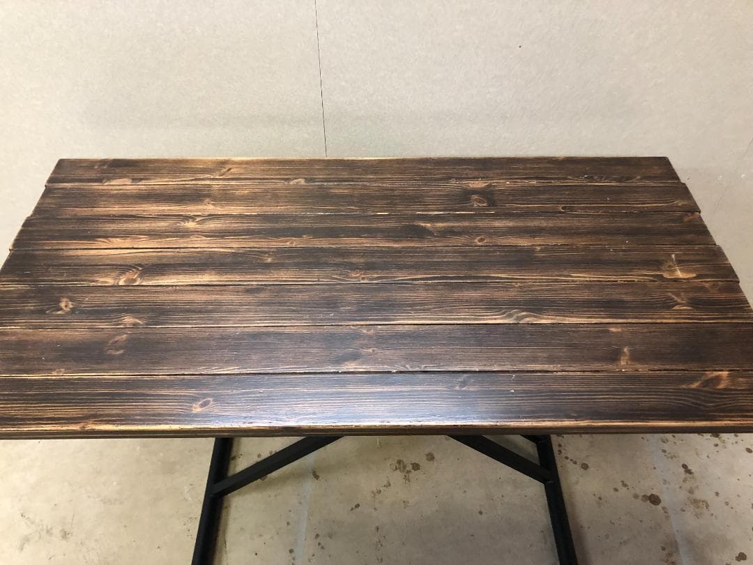 ヴィンテージ風　昇降式テーブル　ダイニングテーブル　0912-3