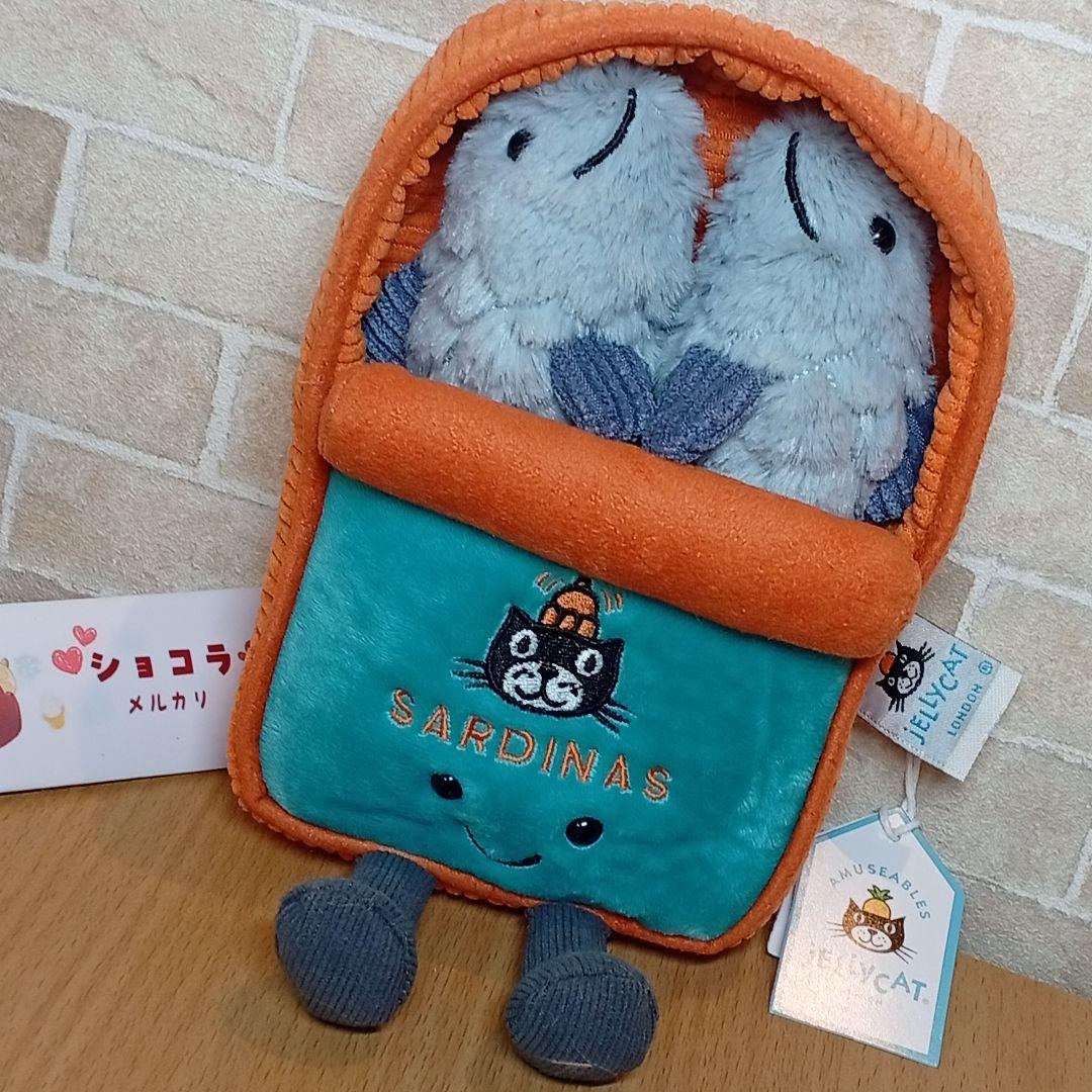  sardine tin オイルサーディン 缶詰 魚 ぬいぐるみ