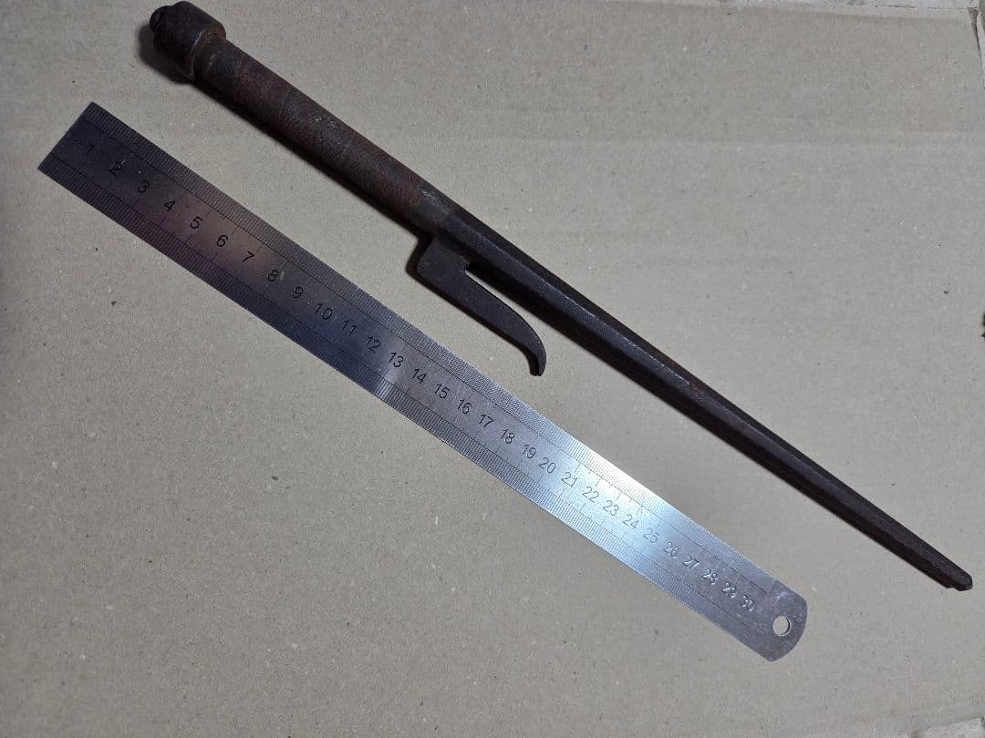 鐔　燕透し鐔　五代赤坂忠時　鍔　おまけ十手