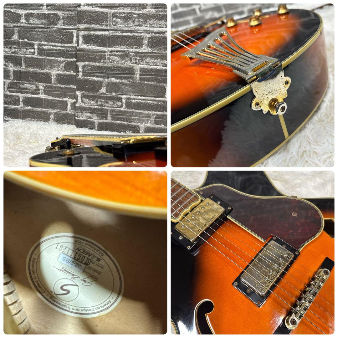 Greg Bennett JZ-2 フルアコ L-5タイプ サンバースト