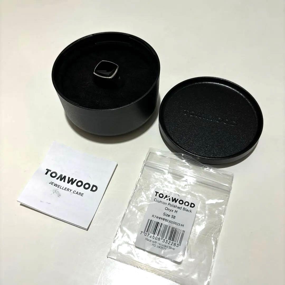 アクセサリー TOMWOOD Cushion Polished Black Onyx M