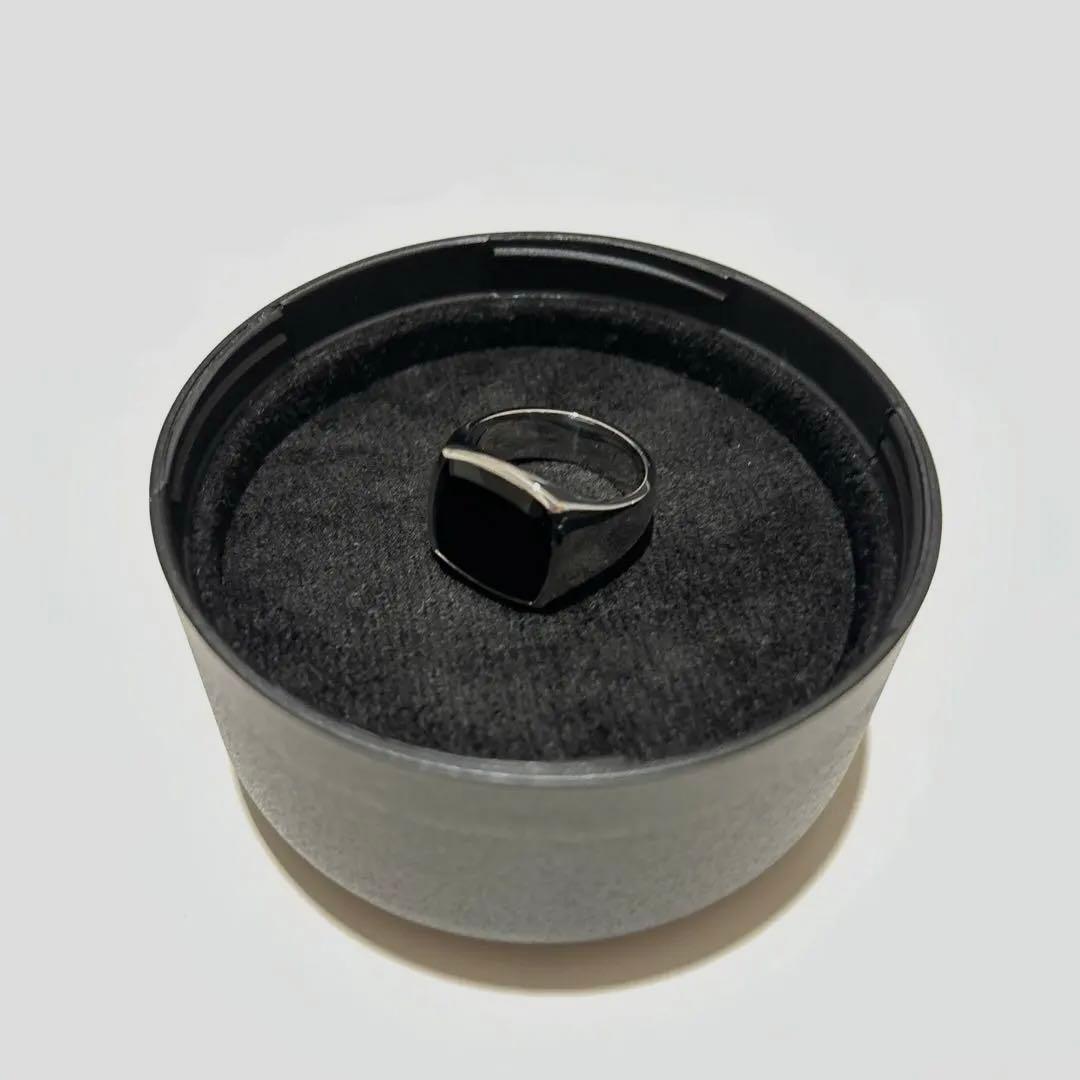 アクセサリー TOMWOOD Cushion Polished Black Onyx M