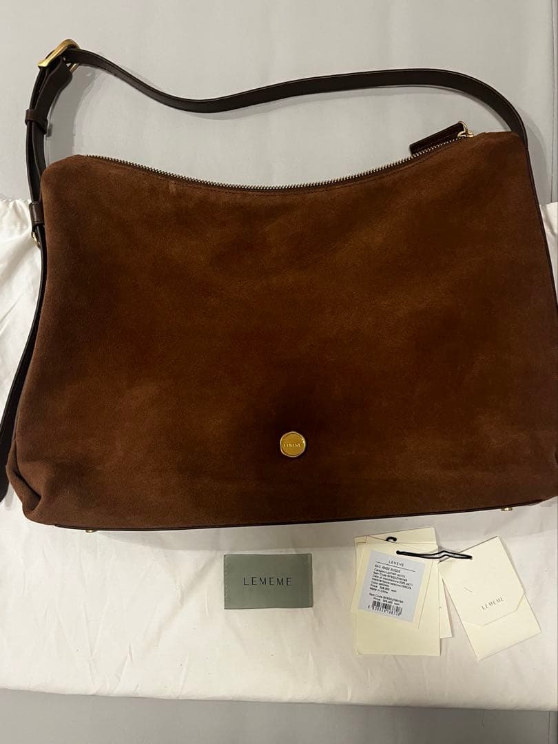 LEMEME Sac Agnesブラウン　ルメメ　ショルダーバッグ