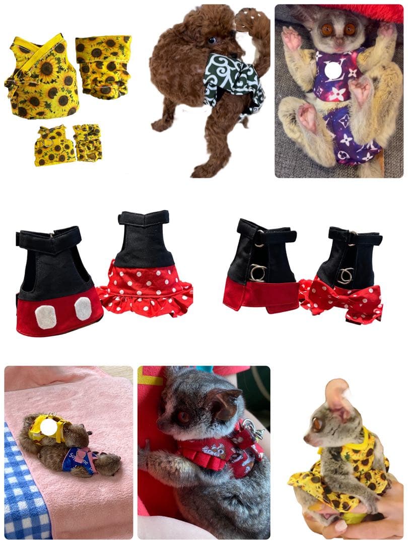 【10/20〜ハンドメイド販売終了】小動物ハーネスオーダー受け付け