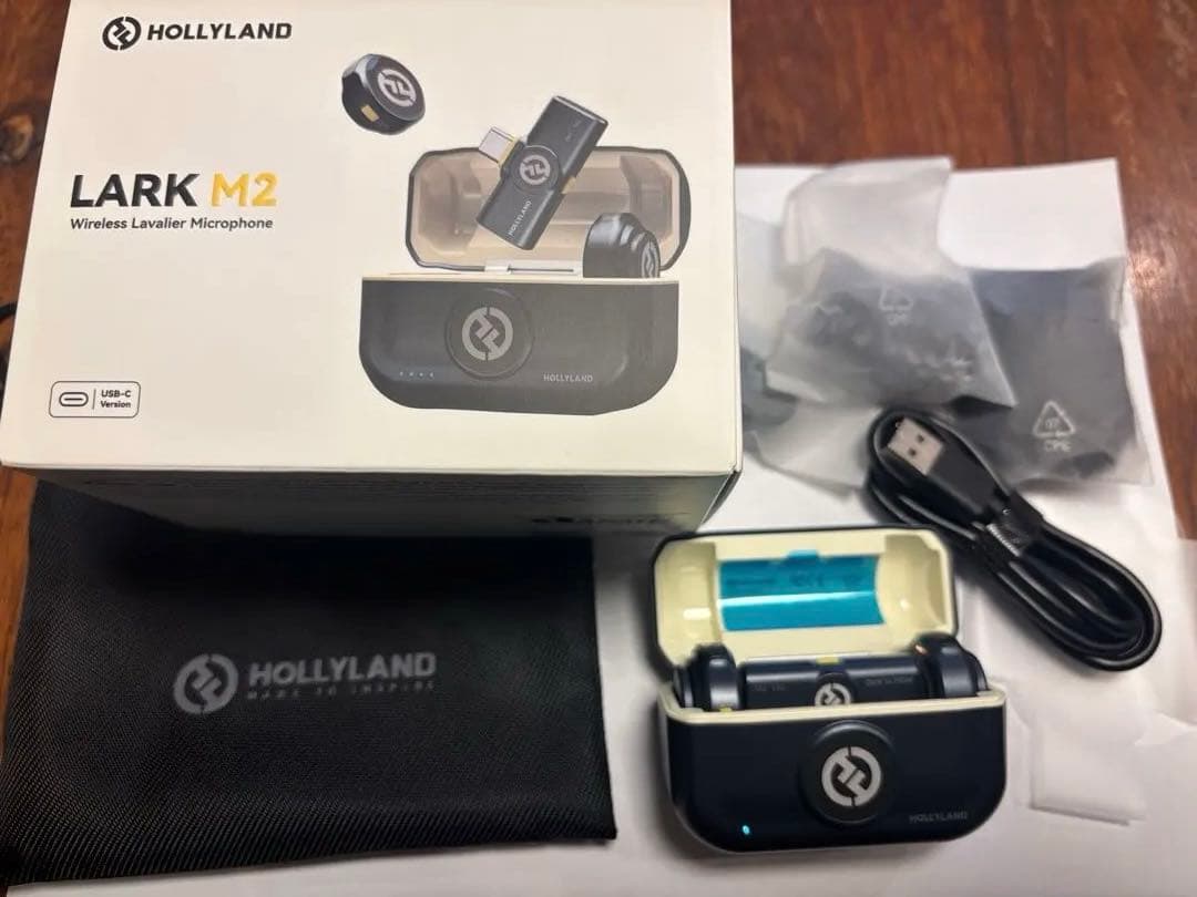 Hollyland Lark M2 USB Type-C-ワイヤレスマイク