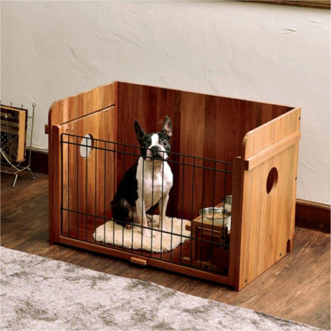 お値下げしました。サークル　クレート ペティオ　ウッディドッグホーム
