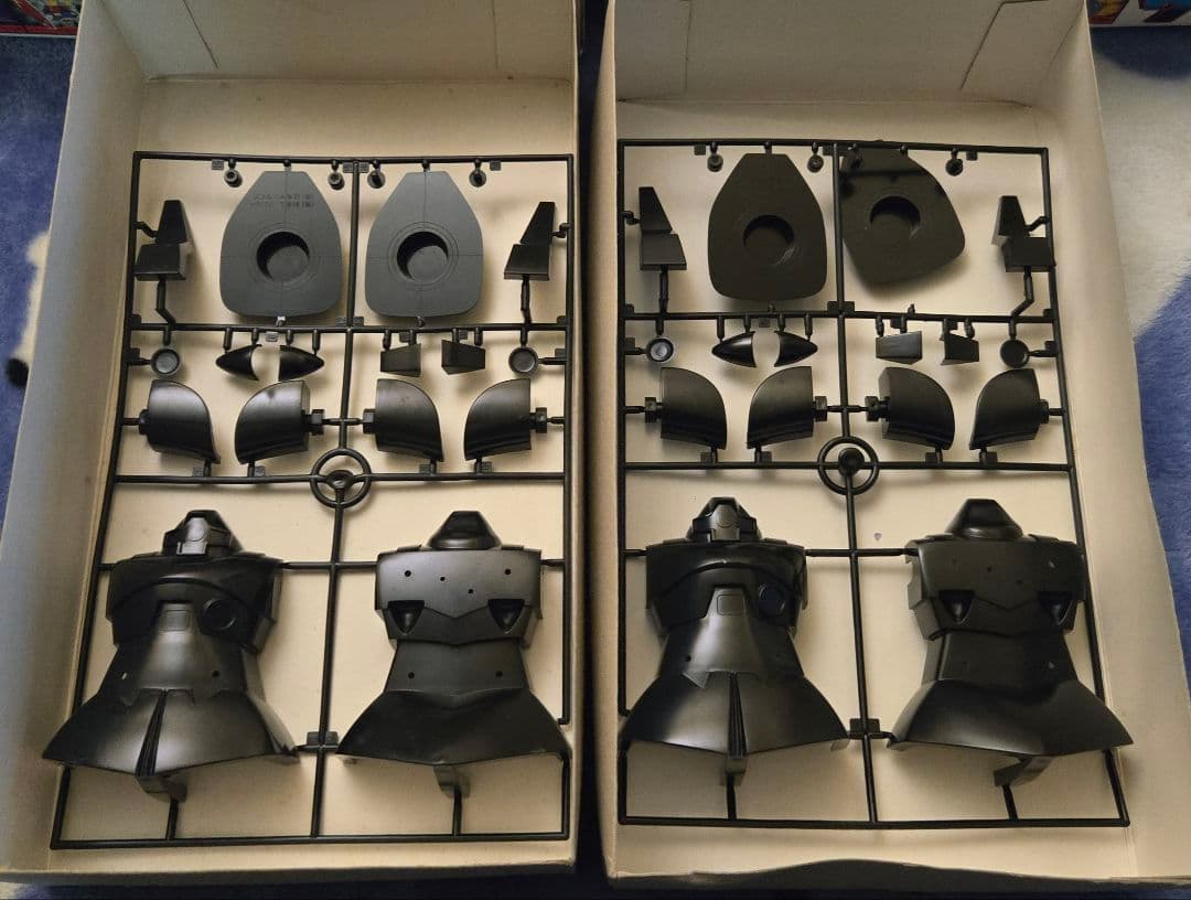 【未組立★ジャンク扱】1/100 ドム(2箱)&グフ(2箱) 旧キット4箱セット