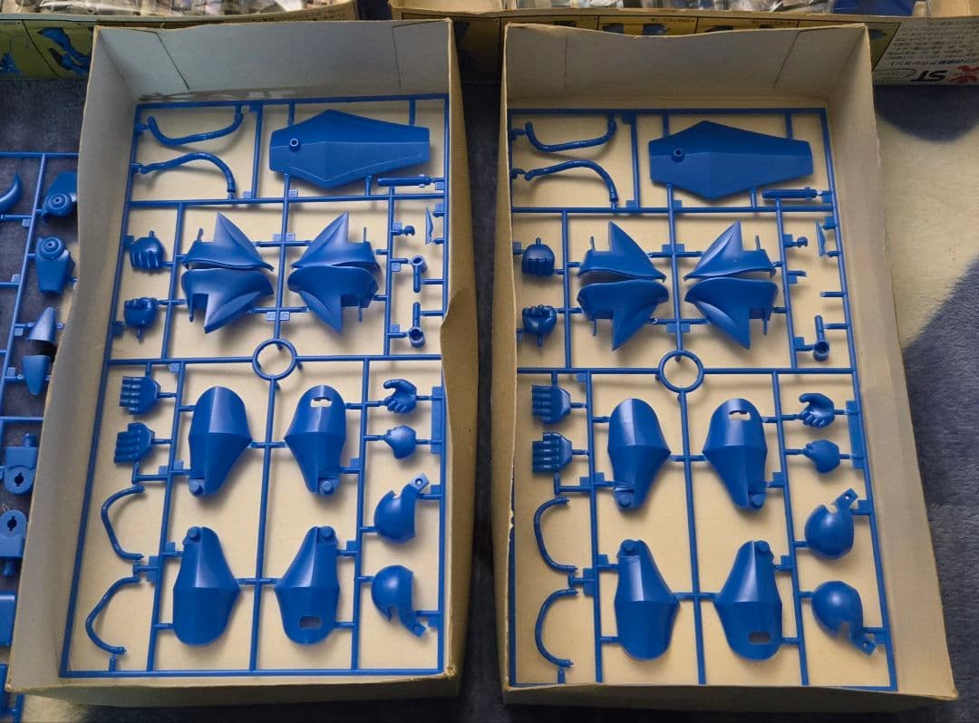 【未組立★ジャンク扱】1/100 ドム(2箱)&グフ(2箱) 旧キット4箱セット