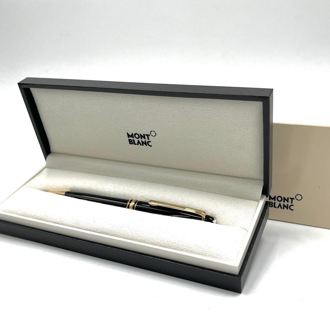 【未使用に近い】モンブラン ボールペン ロゴ 刻印あり ユニセックス ブラック