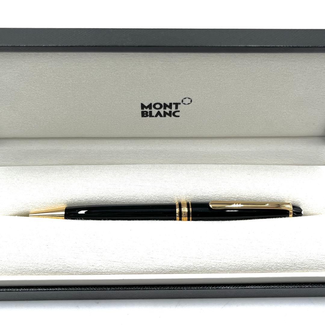 【未使用に近い】モンブラン ボールペン ロゴ 刻印あり ユニセックス ブラック
