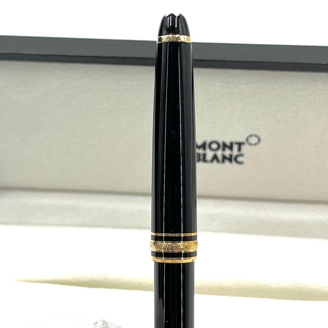 【未使用に近い】モンブラン ボールペン ロゴ 刻印あり ユニセックス ブラック