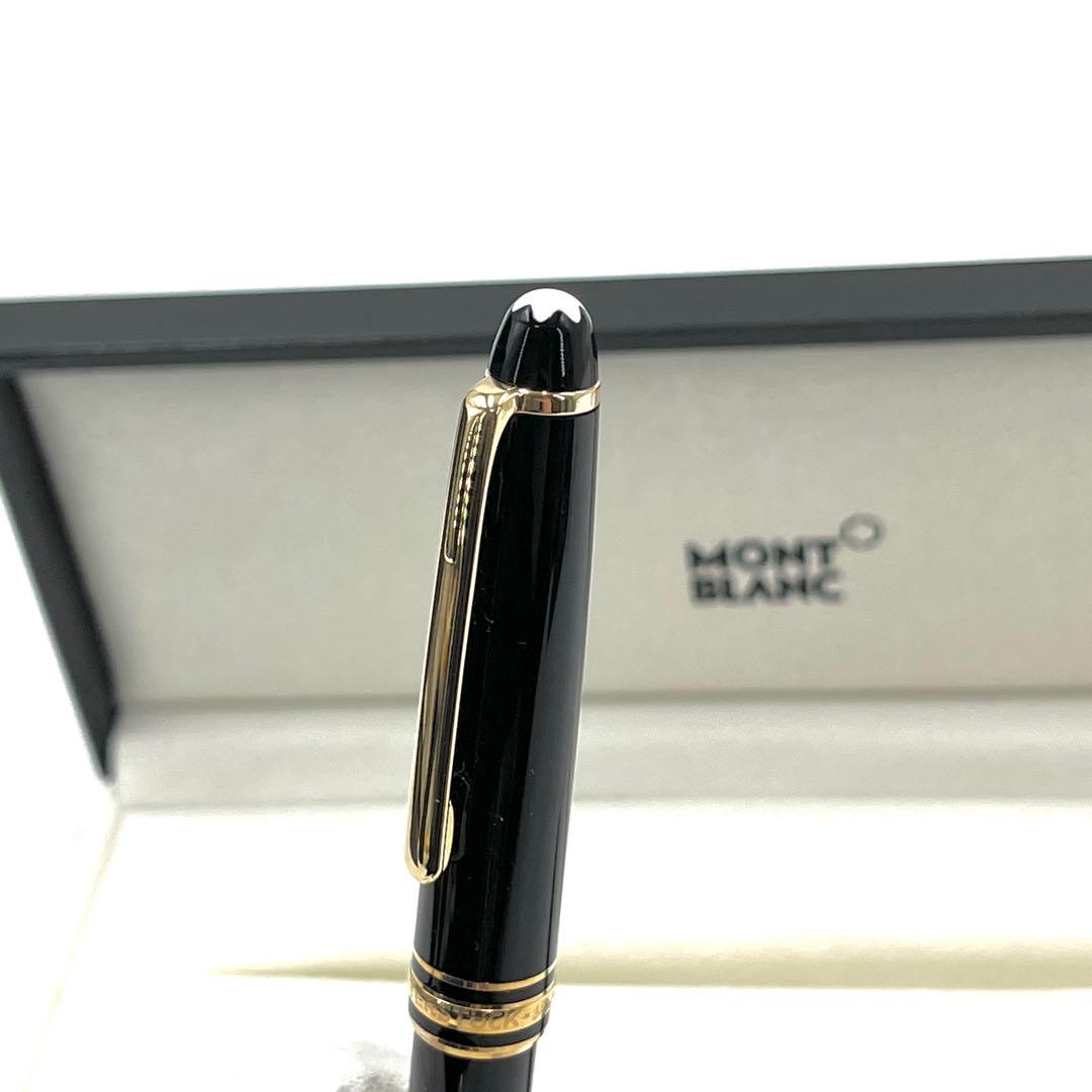 【未使用に近い】モンブラン ボールペン ロゴ 刻印あり ユニセックス ブラック
