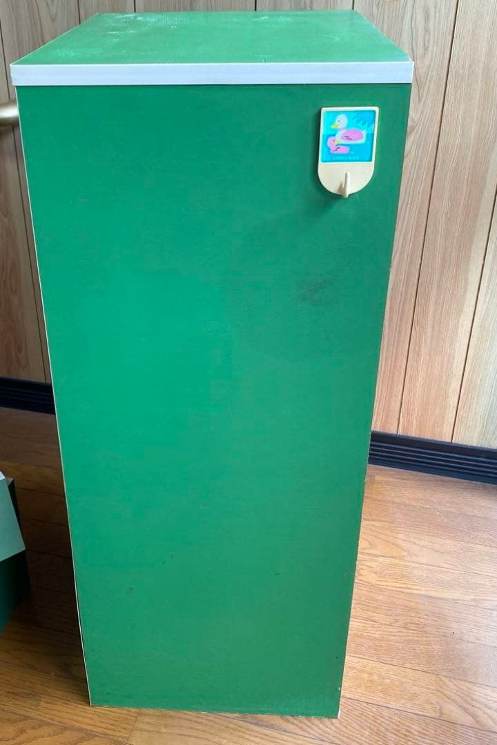 【早い者勝ち‼️】5段　チェスト レトロポップ 昭和レトロ 緑 当時物