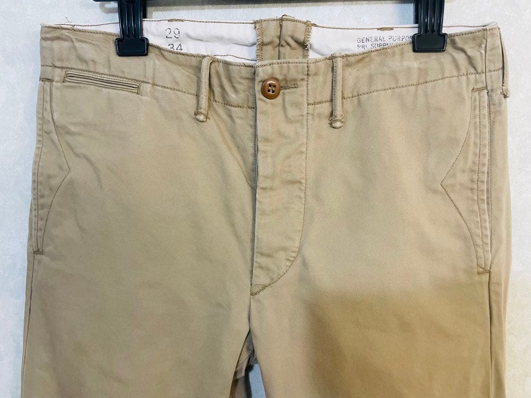 ダブルアールエル ラルフローレン RRL オフィサーズ トラウザーズ チノパン