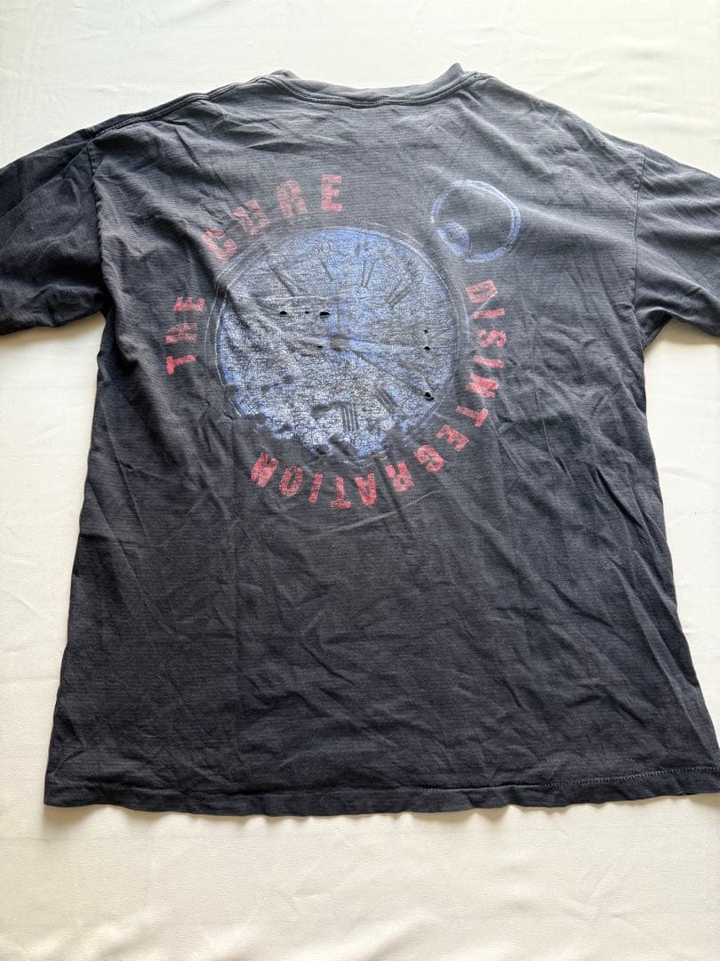 THE CURE ヴィンテージTシャツ ボロ　フェード　XL