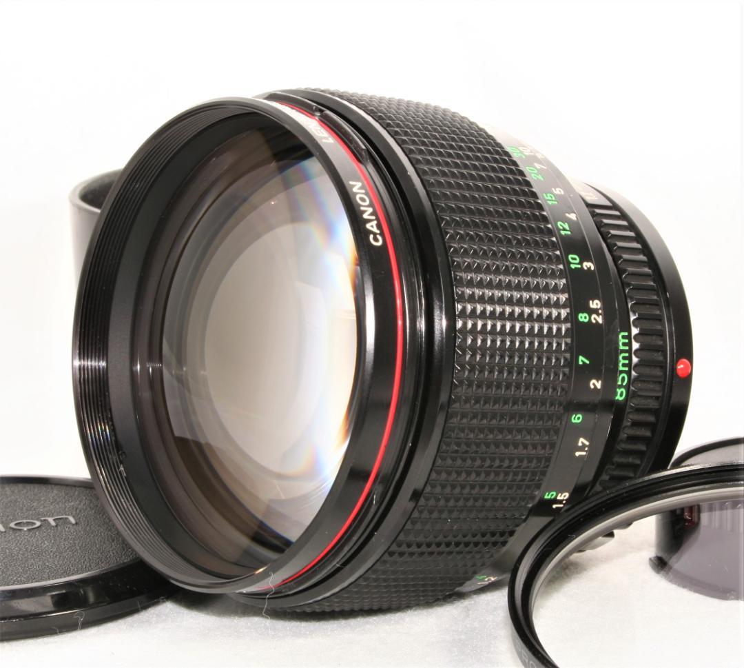 【美品】Canon キヤノン New FD 85mm F1.2 L MFレンズ