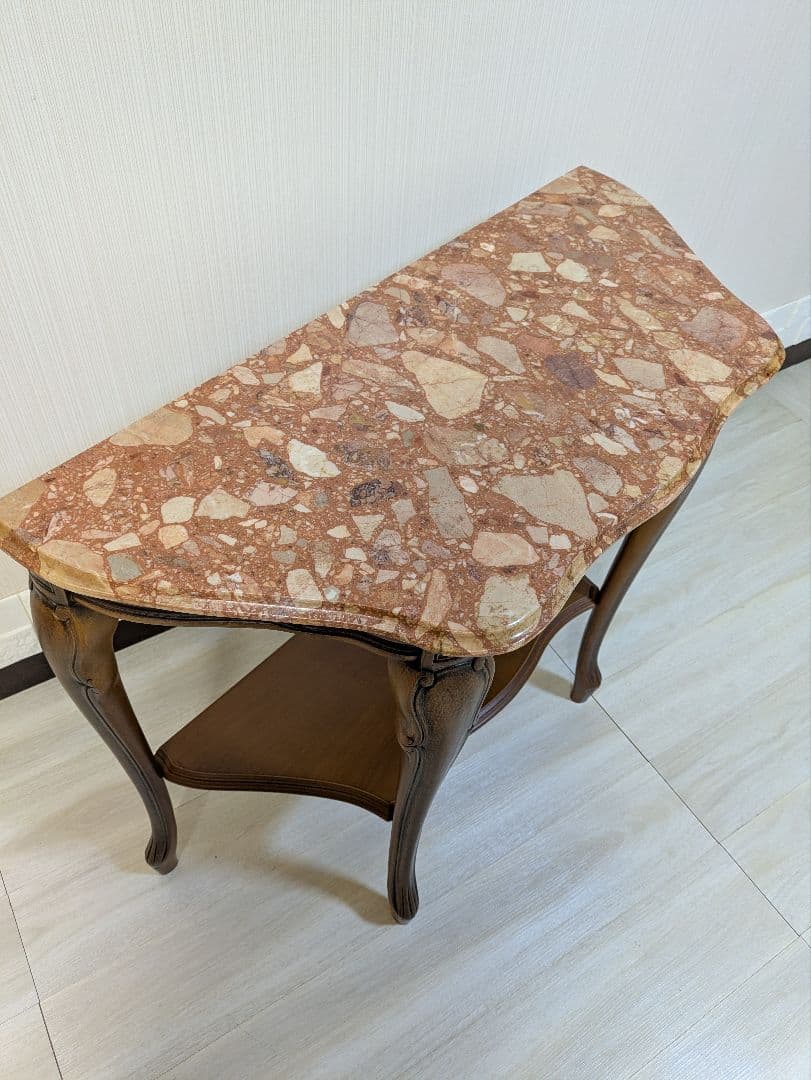 大理石　コンソールテーブル