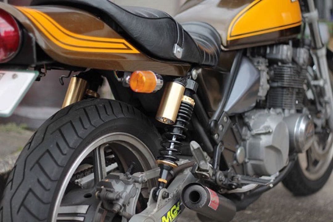 【604】 リア サスペンション 320mm 黒 タンク別体 調整可能 新品