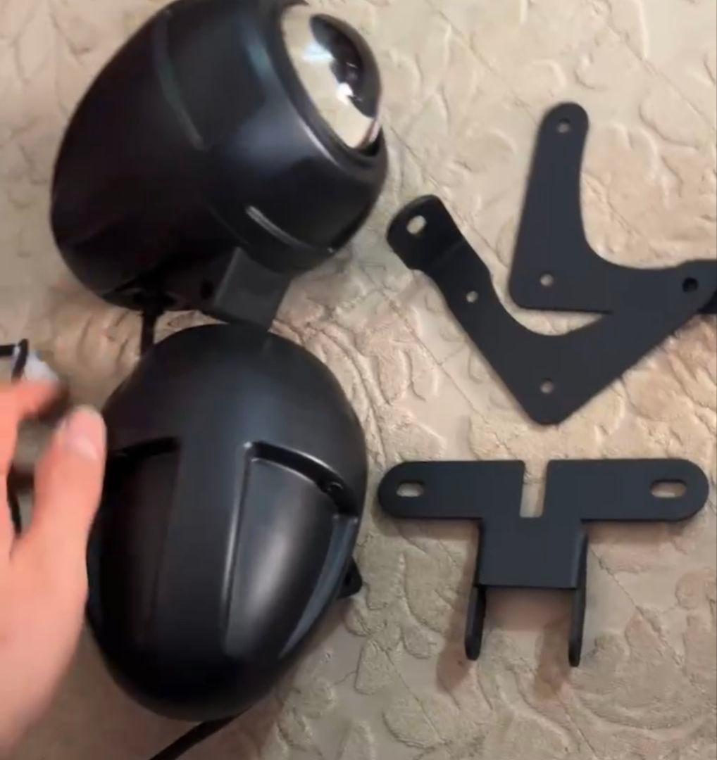 MOTOBOX レブル250 500 ヘッドライト 縦目 LED２灯化 キット